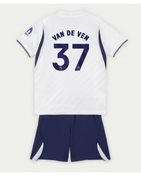 Tottenham Hotspur Micky van de Ven #37 Maglia Gara Casa Repliche 2026-27 Bambino Maniche Corte Tottenham Hotspur Micky van de Ven #37 Maglia Gara Casa Repliche 2026-27 Bambino Maniche Corte